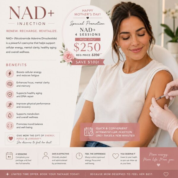NAD Mothers day special Eras MD Med spa