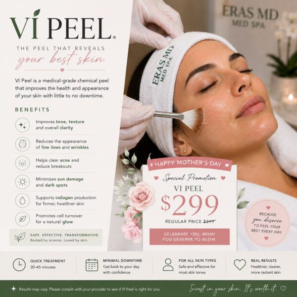 Vi peel chemical peeling at Eras MD